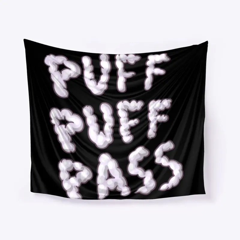 Puff puff pass wall tapestry 