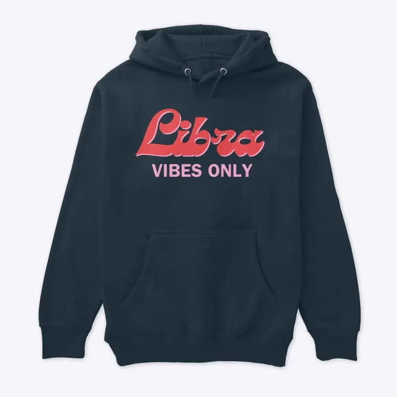 Libra Vibes only retro hoodie 